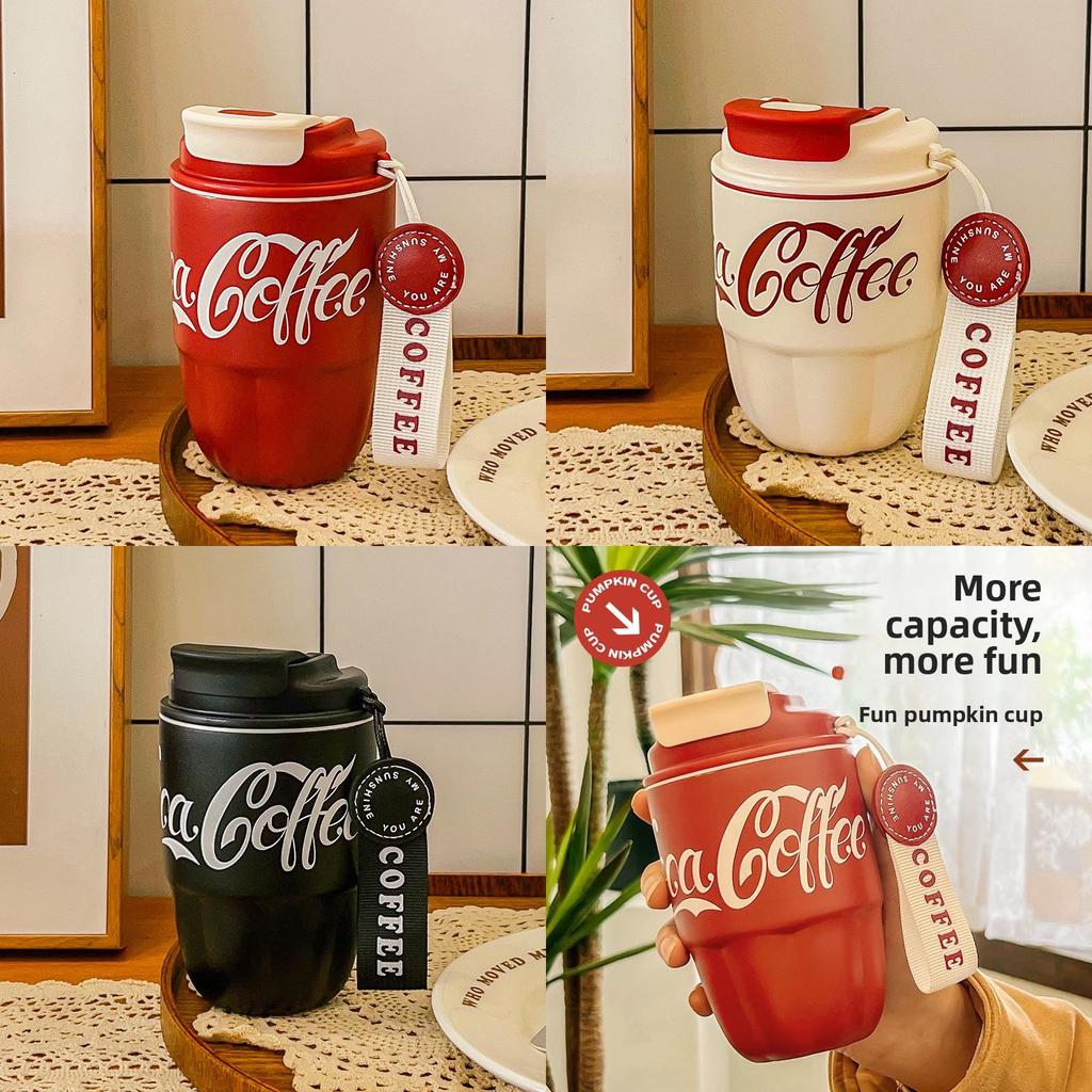Modern Minimalist Stainless Steel Travel Mug With Leakproof Lid For Office And Outdoors