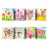 8pcs Diamond Embroidery Greeting Cards 5D DIY Festival Folding Greet Cards Gifts Festive Holiday Party Supplies