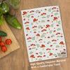 JINYO Mushroom Kitchen Towels, Red Mushroom Decorative Hand Towels for Bathroom, Cottagecore Mushroom Dish Towels Tea Towels for Kitchen, Mushroom