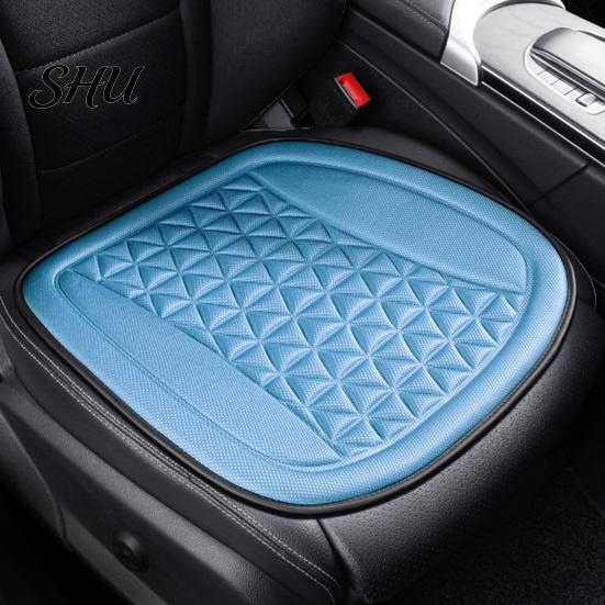 Front Seat Cushion Car Breathable Non-slip Square 3D Raised Point Four Seasons Universal Pad Comfortable Sitting Solid Color Auto Interior Mat