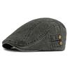 Cotton Beret British Vintage Forward Cap Men's Newsboy Cap