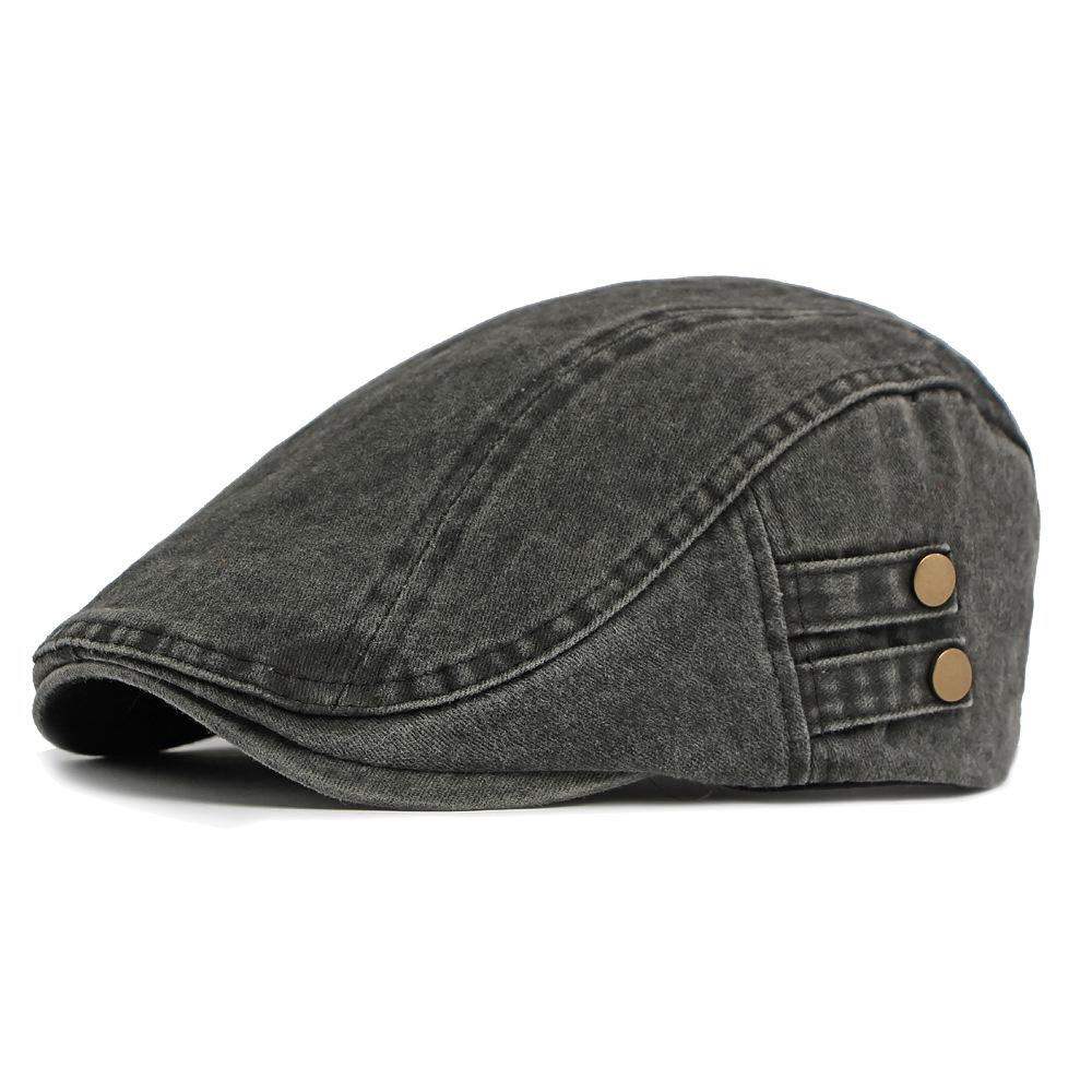 Cotton Beret British Vintage Forward Cap Men s Newsboy Cap
