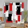 2pcs Geometric Pattern Curtains   Rod Pocket Decorative Window Drapes   Window Treatments For Bedroom Living Room Study   Home Deco