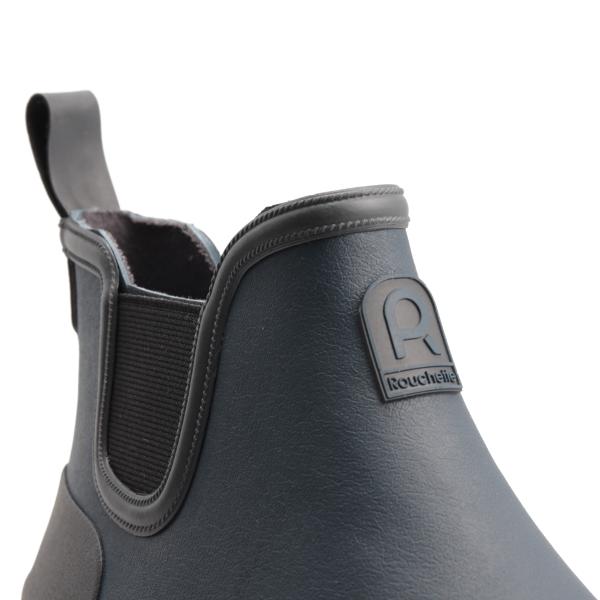 Rouchette Origin Men'S Ankle Rain Boots_Green Blue