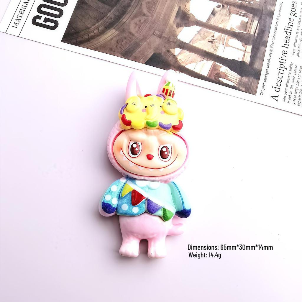 Cartoon Calabubu DIY Resin Accessories: Magnet, Keychain, Phone Case, Hair Accessory, Water Bottle Sticker