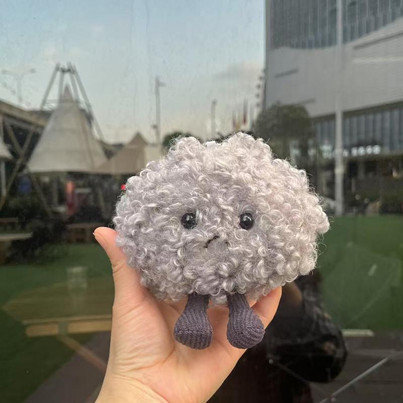 Llavero de Peluche Nube Oscura Kawaii Lindo Juguete de Peluche Llavero Adorno Encantador para Bolso Decoración Colgante para Mochila Regalos para Niñas