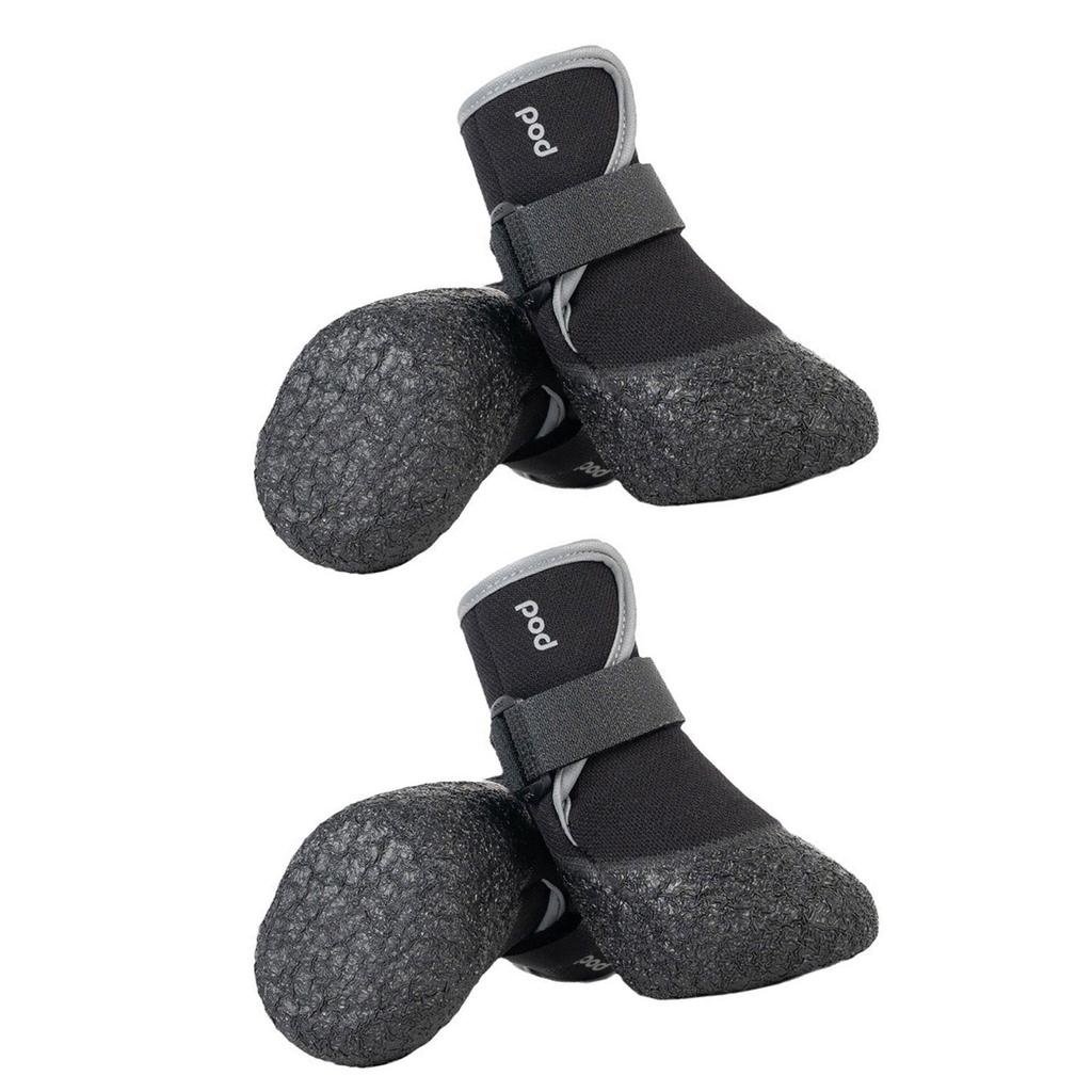 4pcs Soft Bottom Dogs Shoes Warm Fleece Puppies Pet Shoes Rain Shoes Footwear for Cold Weather Comfortable