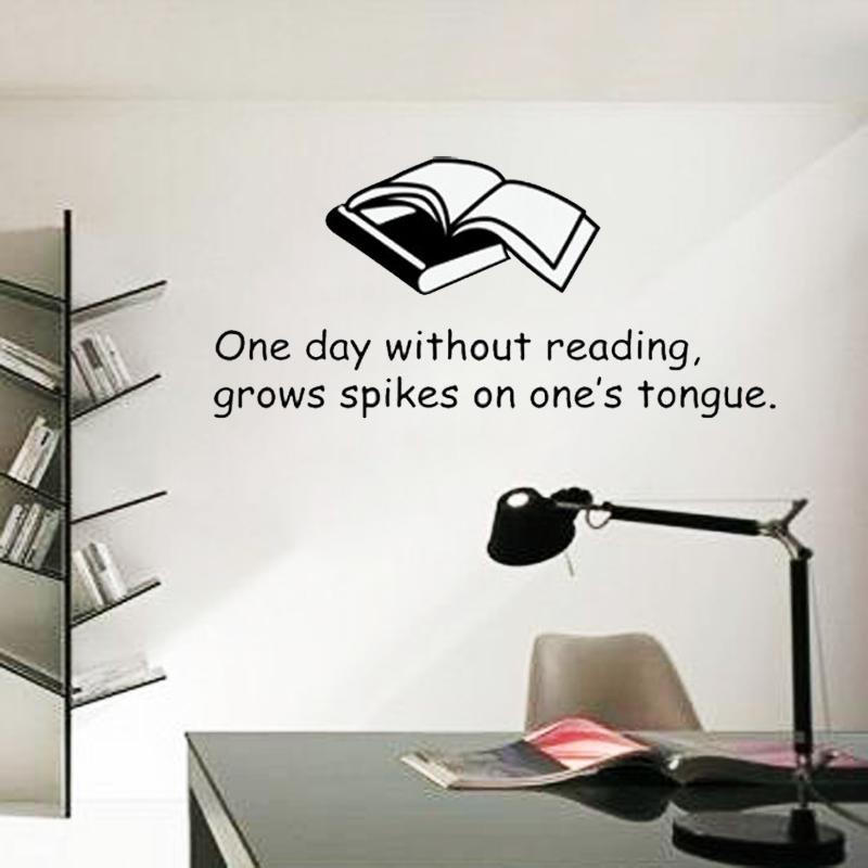 Buy Reading Can Take You Anywhere Book Wall Decal Library Study Inspirational Quote Education