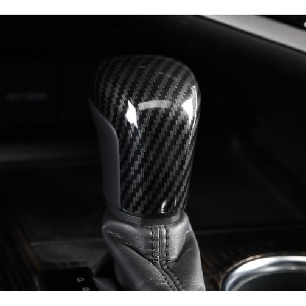 ABS Carbon Fiber Look Gear Shift Knob Cover Trim For Toyota Corolla -