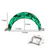Semi-circular Acrylic Handle with Square Buckle Women's Bag Handle Woven Bag Handle DIY Handmade Bag Accessories