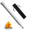FUYUERO Fire Blowing Stick, Fire Starter, Fire Blowing Stick, Telescopic,