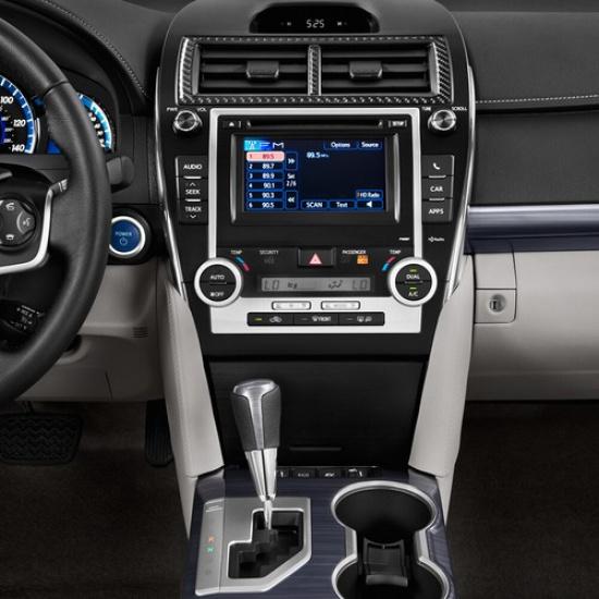 Carbon Fiber Interior Center Air Vent Outlet Cover Trim For Toyota Camry 2012-14