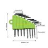 W89C Hex-L Keys Allen Wrench Tools Screwdriver Wrench Set for Hard Drive