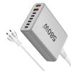 580W Gan-Ladegerät 8-Port USB Typ C Desktop-Ladestation Telefon Schnellladung Für iPhone 16 15 iPad Macbook Laptop Tablet Samsung