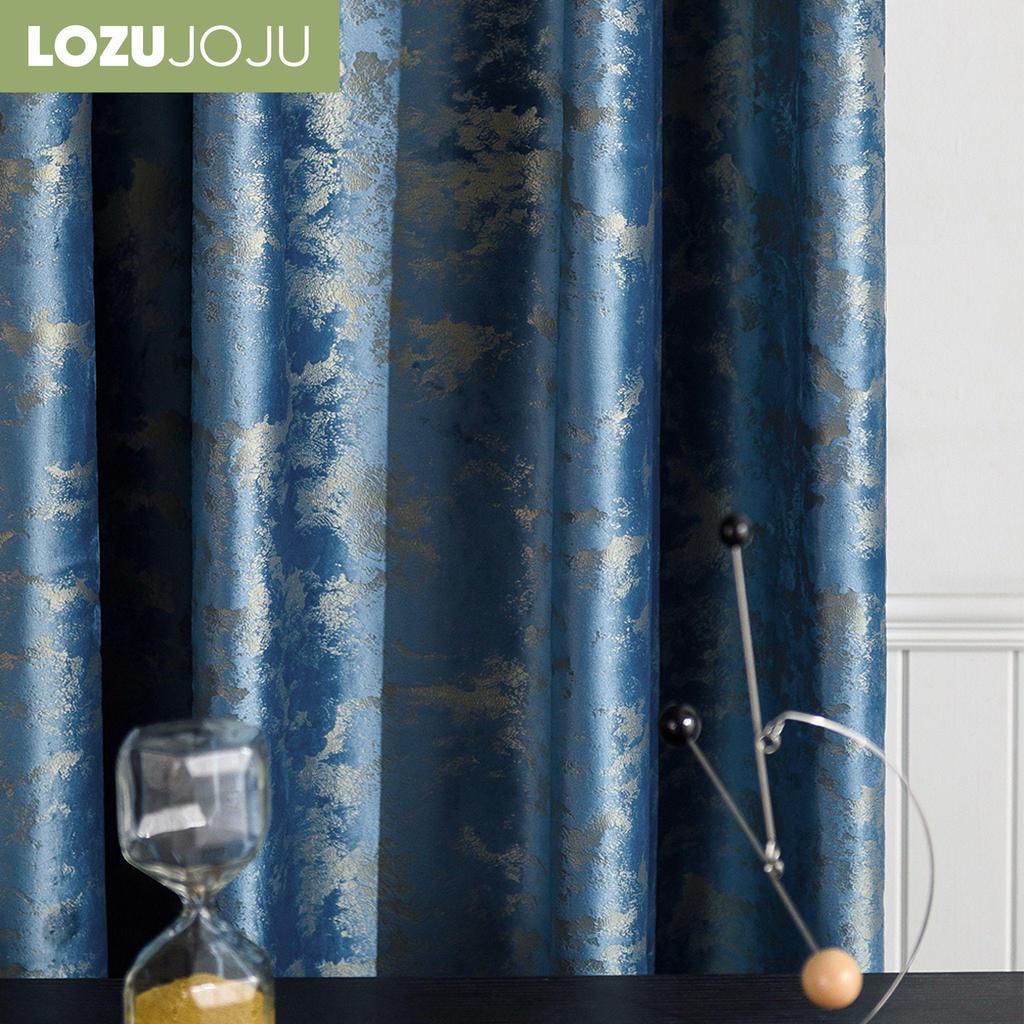 1 PC LOZUJOJU 80% Blackout Curtains Home Decor Upscale Luxury Shade Living Room Bedroom Home Decor