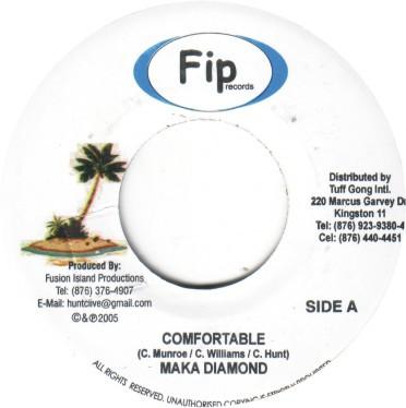 

7inch Record MACKA DIAMOND / RDX - Comfortable / Get Krunk NONE FIP Records 2005 Jamaica Reggae, Ska & Dub Used