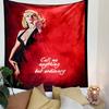 Call Me Anything But Ordinary Tapestry Wall Hanging, Bold Quote Typography Art, Inspirational Wall Decor for Bedroom Dorm