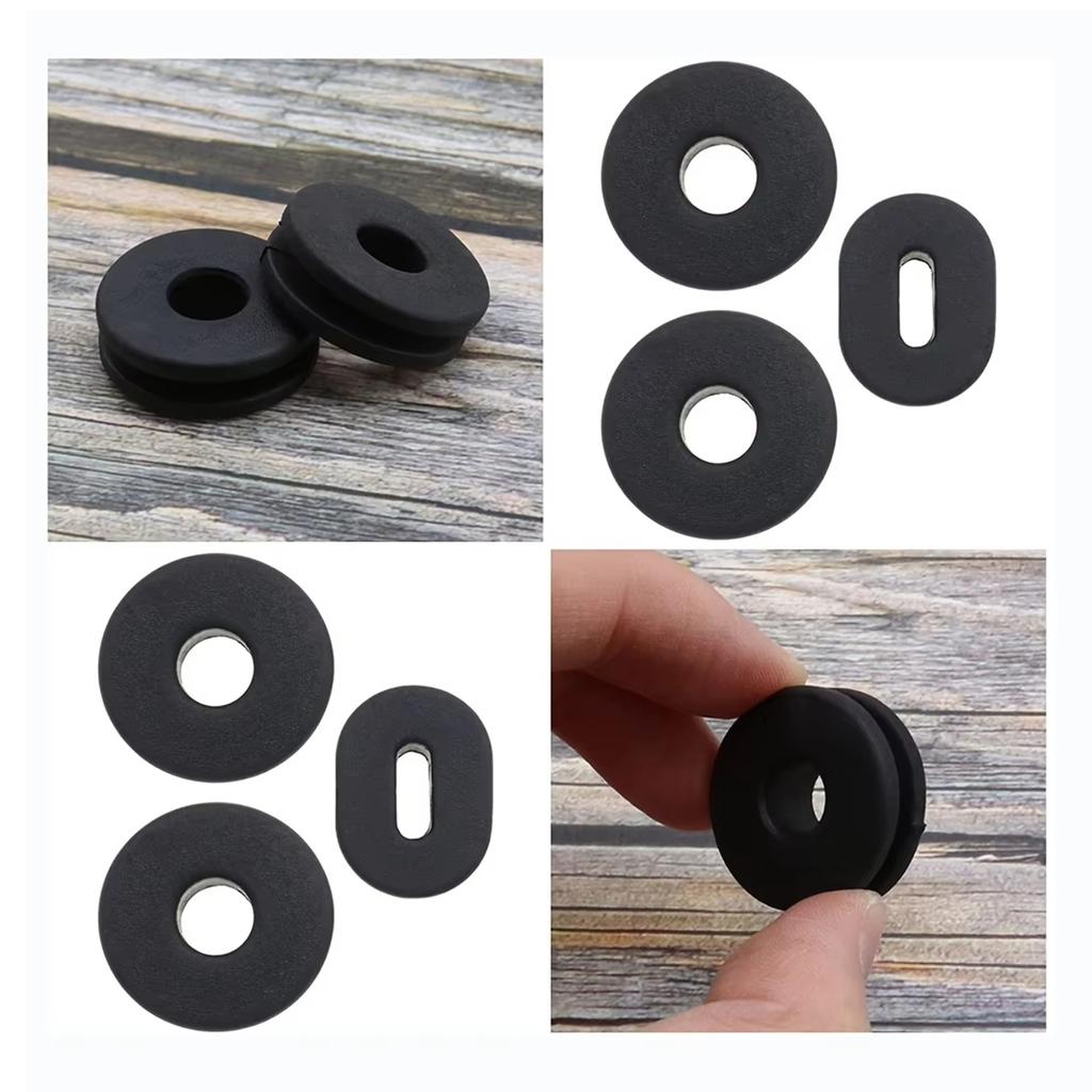 18pcs Motorcycle Rubber Edge Cover Pads Wear Resistant Edge Gasket Motorcycle Accessories Simple Installs for CG/ZJ125