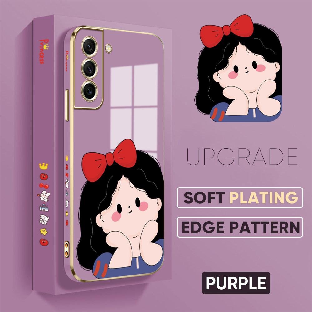 Colorful Printing Patterns Square Edge Pattern Casing Plated Phone Shell Luxury Plating Soft Phone Case for iPhone Motorola Moto OnePlus Samsung