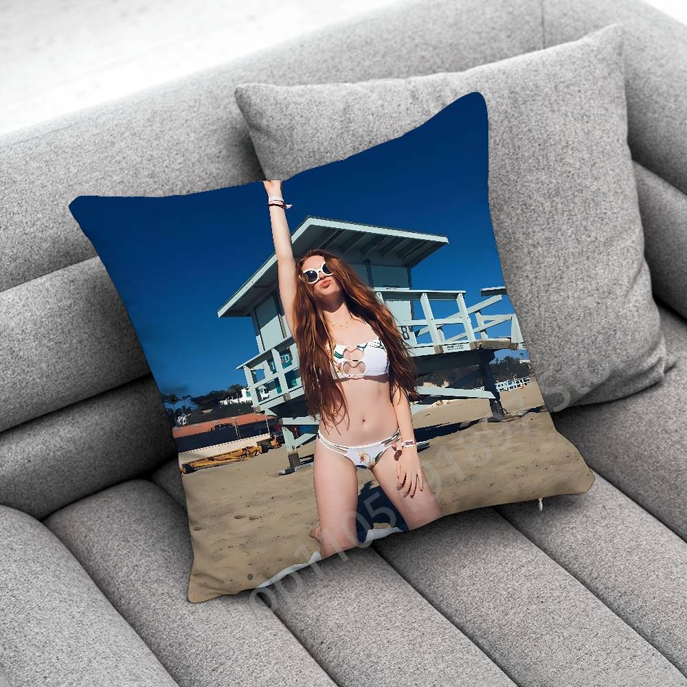 American Actress S-Sadie Sink Throw Pillow Case For 45*45cm 40cm 30cm 50cm 55cm Square Home Pillowcase Case