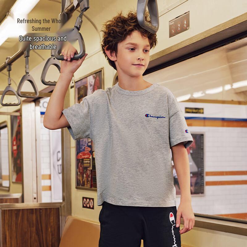 Champion Unisex Kids' Short Sleeve Cotton T-Shirt