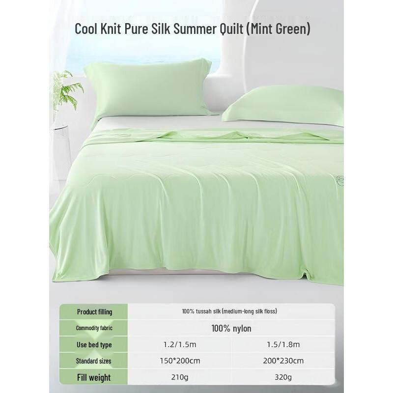 Mengjie Washable Silk Blend Summer Quilt