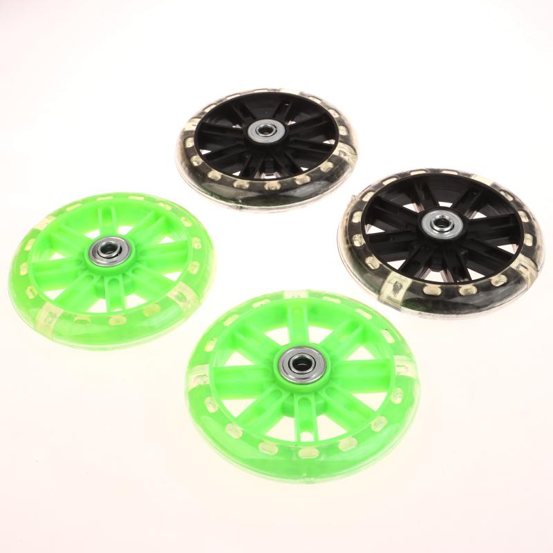 Rotelle di Allenamento per Bicicletta Bambini Ruota Lampeggiante Silenziosa per Bicicletta Kit di Montaggio Stabilizzatore per Bicicletta per Biciclette per Bambini da 12/14/16/18/20 Pollici