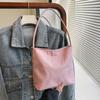 Elegant Spring Fashion Women's Bucket Bag Chic Nylon Shoulder Bag For Casual Wear