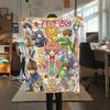 Cardcaptor Sakura charactersPrint Flannel Blanket, High Quality Comfortable for All Seasons, Home Decor, Warmth and Comfort