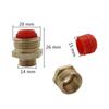 Garden Lawn Irrigation Pesticide Spraying Sprinkler Agricultural Single/Double/Three Nozzle Head Copper Atomizing Sprayer Nozzle