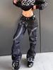 Jeans Hip Hop Bordados de Moda para Hombres y Mujeres - Estilo Streetwear Europeo y Americano