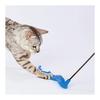 Petio Cat Toy Lovely Blue Cat Ball Tail & Feather