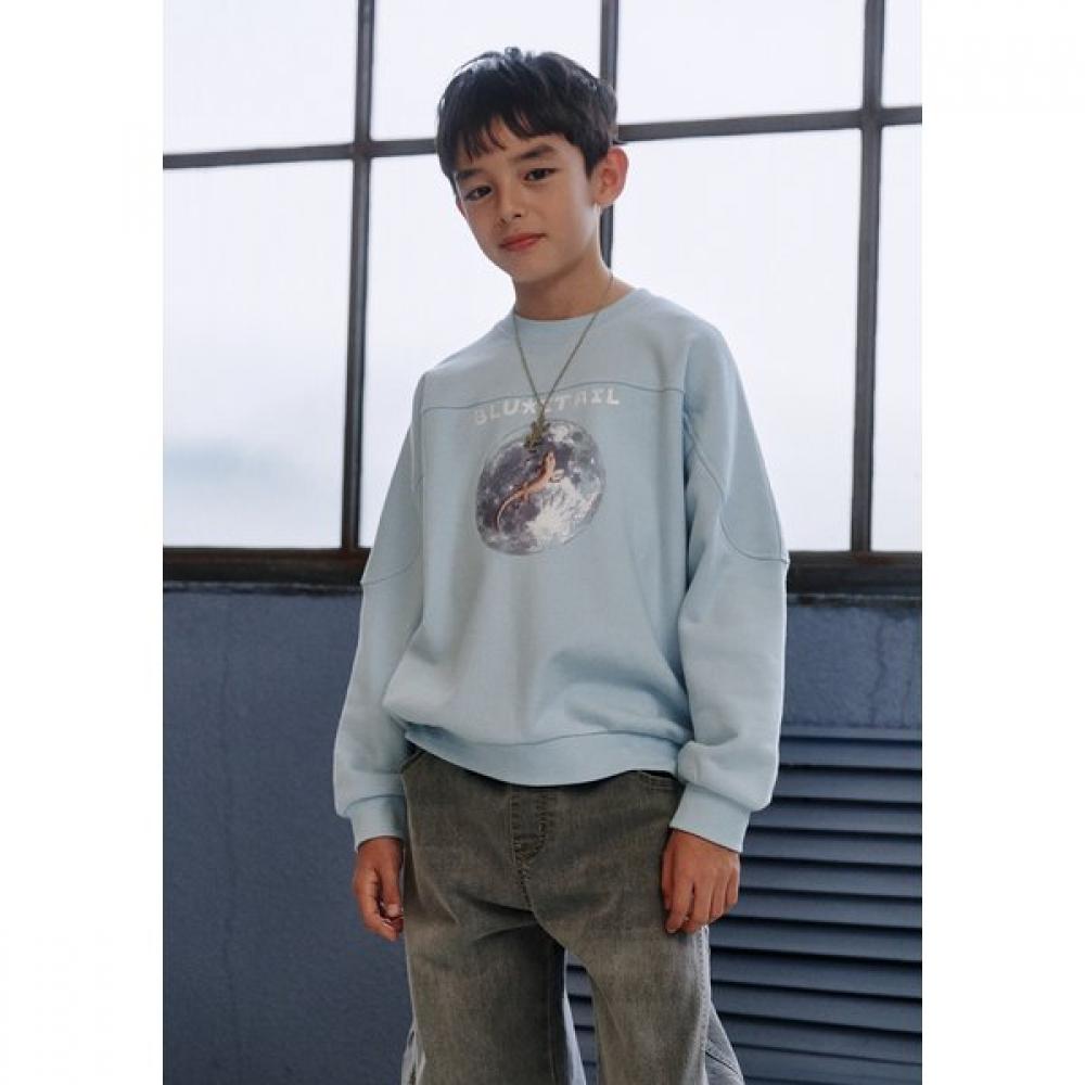 Bluetail Sky Blue Sweatshirt Aaa2ts05sb