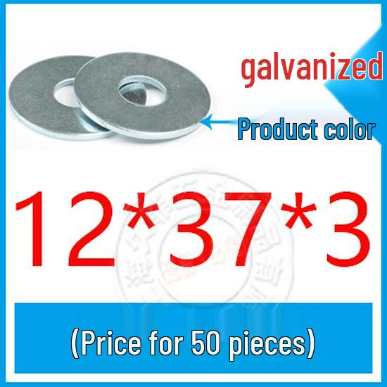 GB96-85 Carbon Steel Galvanized Thickened Oversized Flat Washer, Sizes M3-M20