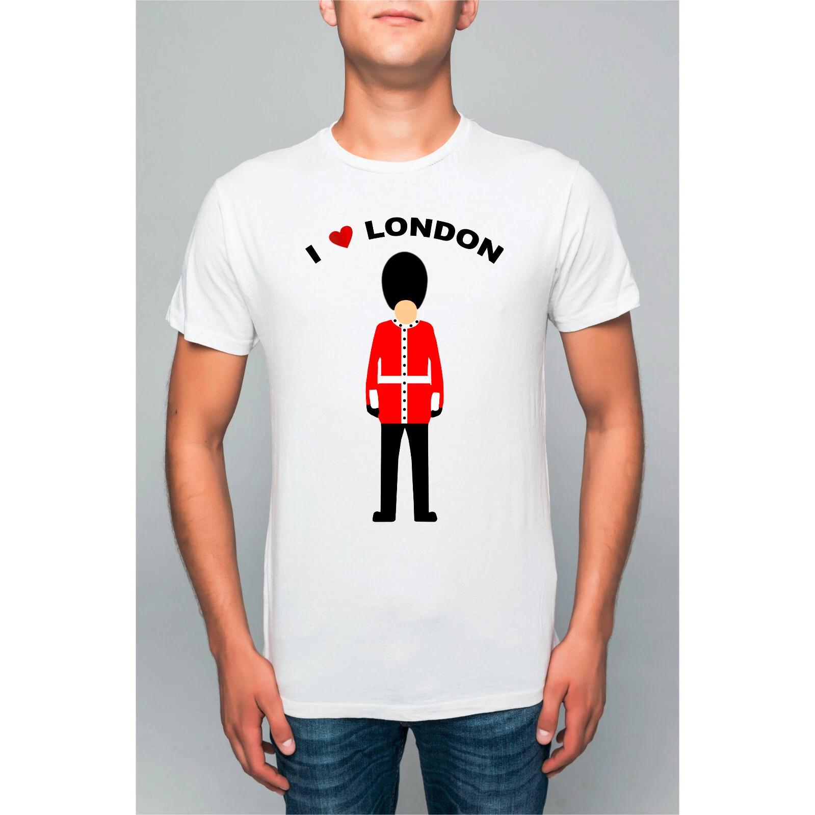Футболка  Я люблю Лондон , Забавный сувенир Лондон Англия Мужская Женская Унисекс XL