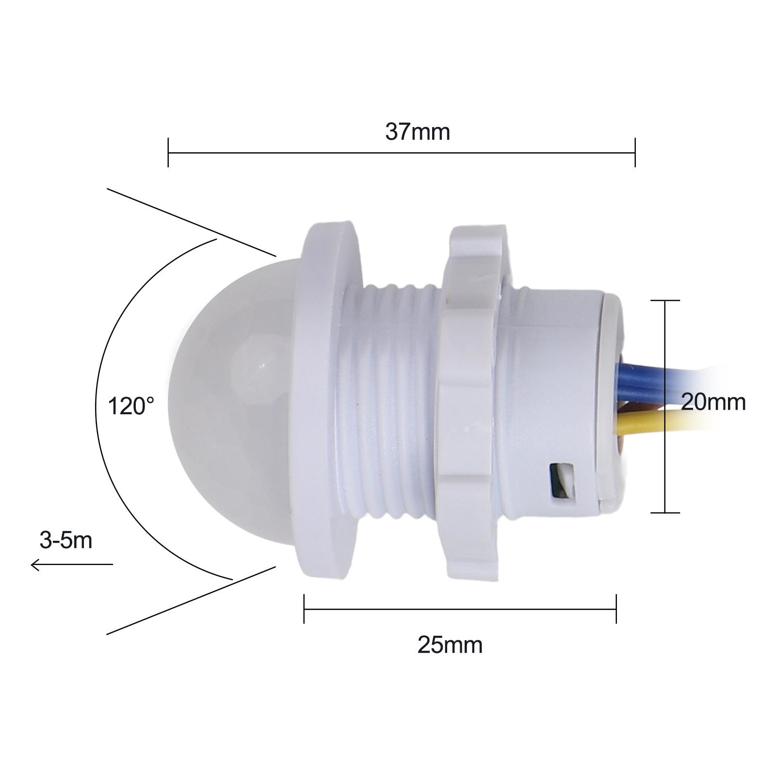 -20 ℃ -+40 ℃ Light Switch Ceiling Motion Sensor PIR Sensor Detector