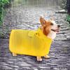 Hunderegenmäntel Welpen Regenjacke Poncho Niedliche Entenform Verstellbare Hundekleidung Für Outdoor-Reisen Spaziergänge