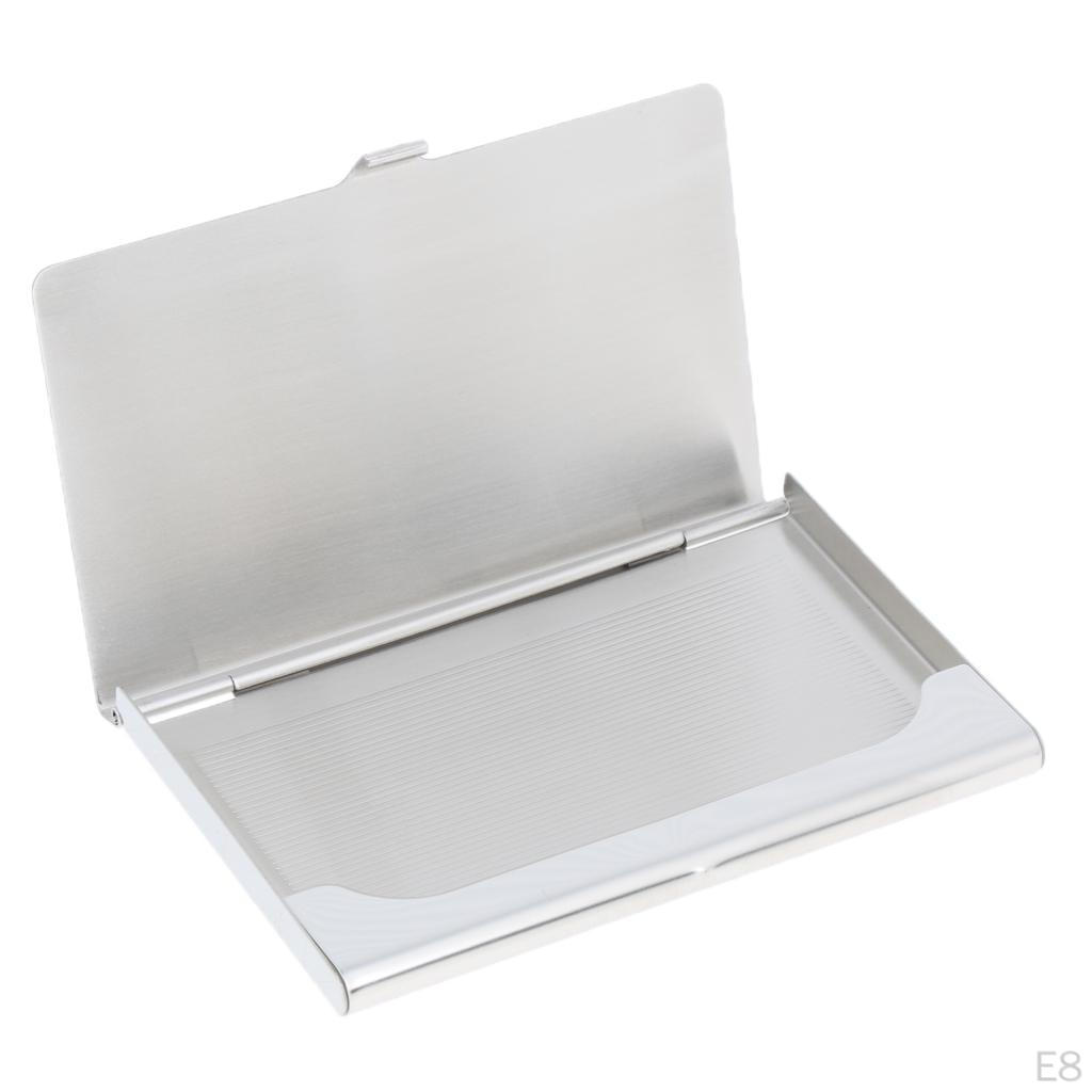 stainless steel Holders women men metal business card case