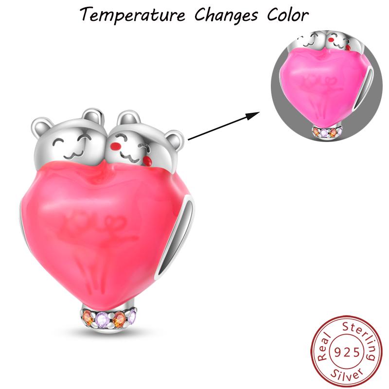 Temperature Change Color Copper Craft Chameleon Elephant Claw Pad Charms 3Mm Handmade Exquisite Jewellery Crafting