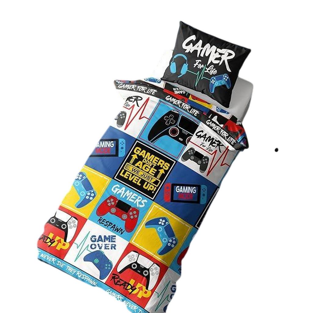 Gamer Levels Reversible Duvet Set