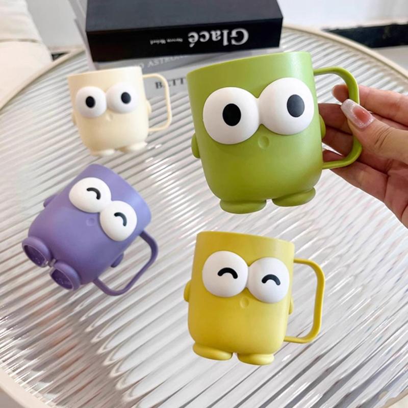 Cute Cartoon Toothbrush Holder, Multi-Functional Oral Care Cup, Suitable For Student Dormitories And Home Oral Care Sets