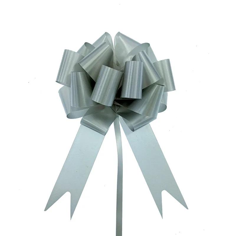 30pcs Christmas Garland Flower Ribbon Holiday Wedding Party Gift Box Packaging Ribbon Stereoscopic Spherical Hand Pulled Flower
