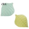 Non Slip Pet Mat for Furniture Leaf Shaped Mat, Soft Reversible Cat Sleeping Pad, Washable Indoor Padded Dog Bed Sofa Floor Crate Use Natural
