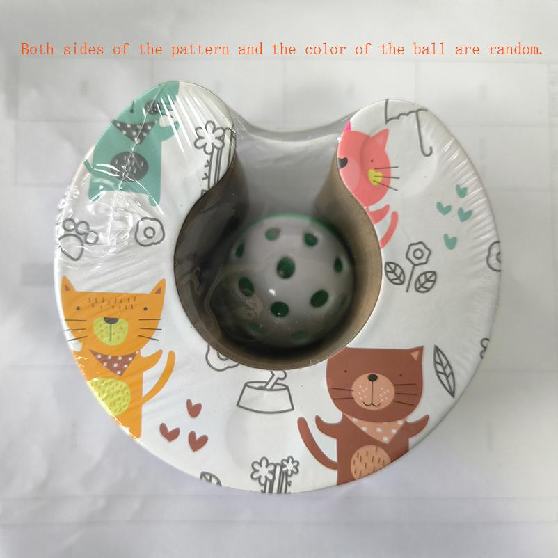 

Wear resistant crumb cat toy organ cat scratchboard self - high funk toy Leather ball energy consuming cat scratch toy