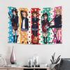 Colorful Anime Girl Tapestry Room decoration Home Decoration Tapestry Decor Accessories Cute Room Decor