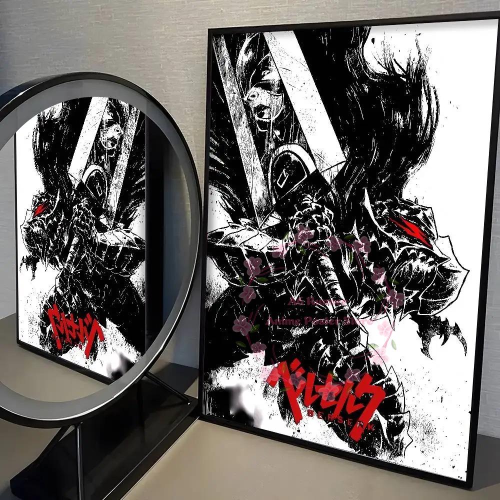 Anime B-Berserk Poster High Quality Print Home Decor Wall Art Mural Room Bar Decoration