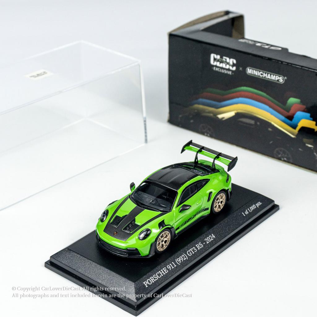 MINICHAMPS 1/64 Porsche 911 (992) GT3 RS Die-Cast Car Model Simulation Static Display Cars Collection Alloy Cars Model Boy Gift