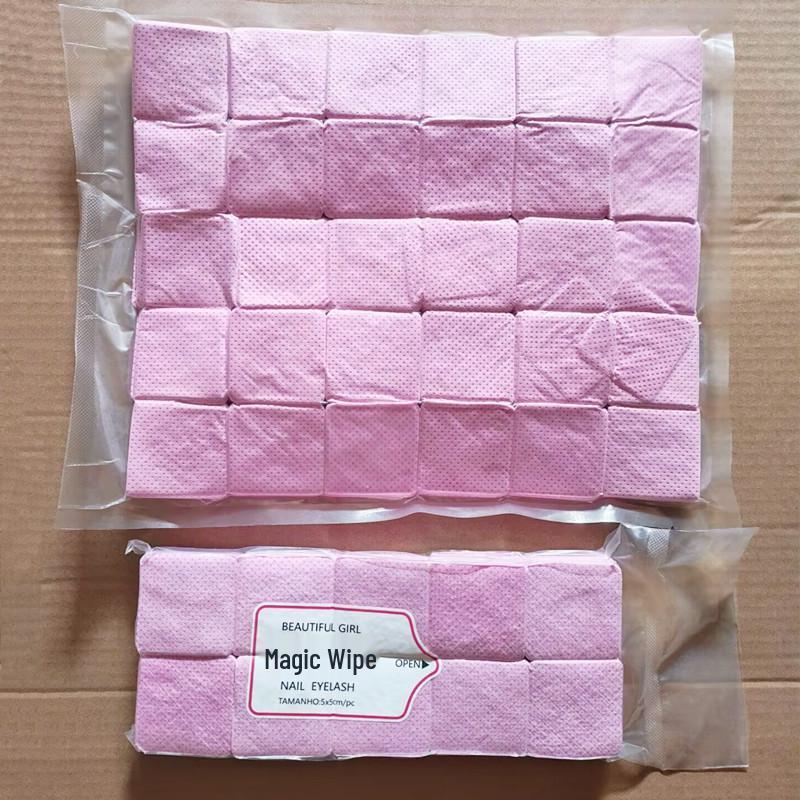 Nail & Eyelash Glue Cleaning Wipes -  Nail Polish Remover Cotton Pads