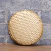 Eco-Friendly Handwoven Natural Bamboo Tray Sturdy Durable for Candle Serving Cosmetic Storage Bathroom Home Decor