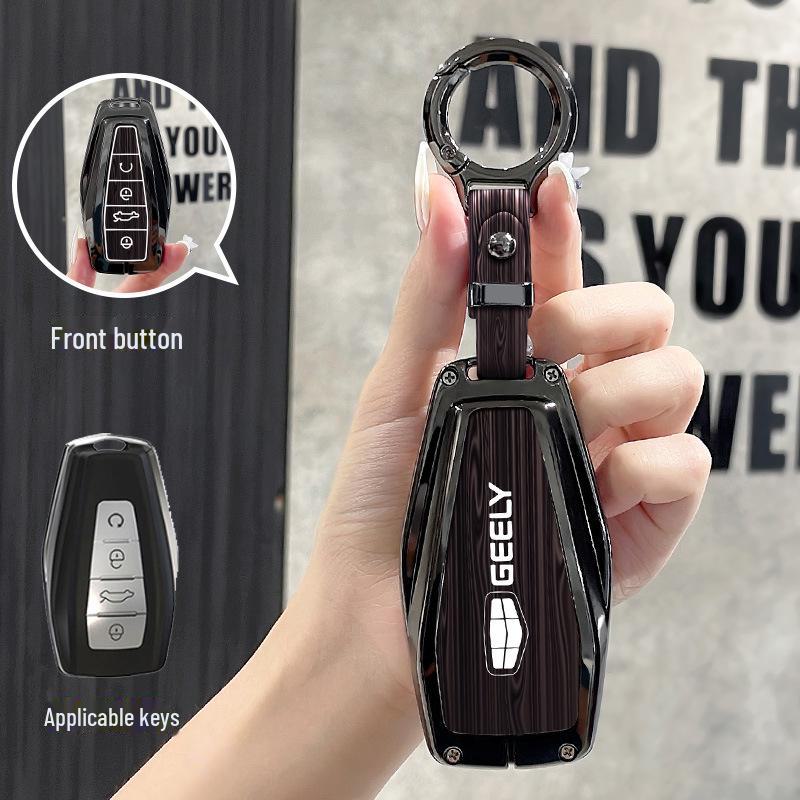 Geely Car Key Cover: Compatible with Emgrand, Boyue, Star X6, Yue, Rui, Binrui, Binyue, Borui, and GL models.